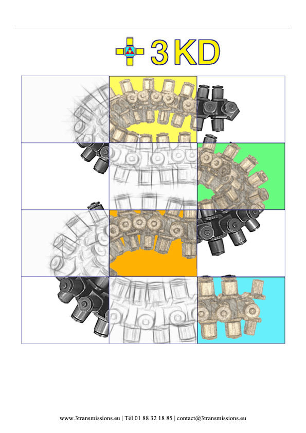 Chaîne multidirection 3KD